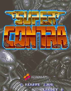 Super Contra (Japan) screen shot title